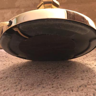 Gold Tone Floor Lamp with Shade -Lot 294