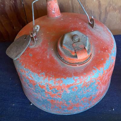 Vintage Galvanized Gas Can