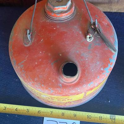 Vintage Galvanized Gas Can