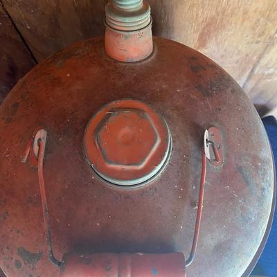 Vintage Welded Steel Gas Can