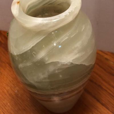 3 Piece Stone Vase, Bowl & Ashtray -Lot 295