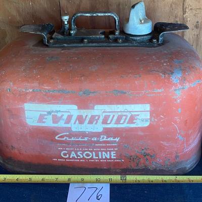 Vintage Evinrude Cruise A Day Gasoline Can