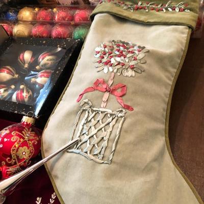 *MEGA* Christmas Lot: Ribbons,Tags,Wrap,Lights,Ornaments,Tree Skirt & More - Lot 297