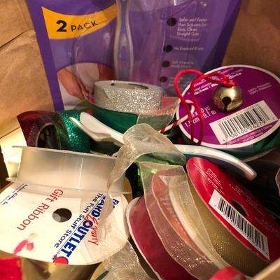 *MEGA* Christmas Lot: Ribbons,Tags,Wrap,Lights,Ornaments,Tree Skirt & More - Lot 297