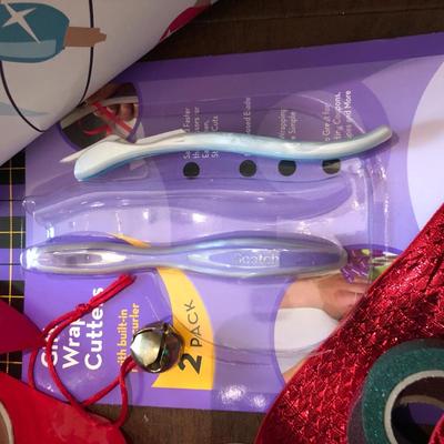 *MEGA* Christmas Lot: Ribbons,Tags,Wrap,Lights,Ornaments,Tree Skirt & More - Lot 297