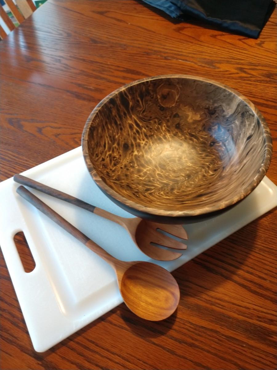 K65 salad bowl cutting board