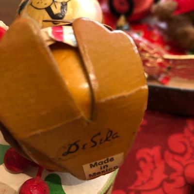 Vintage Box of Christmas Ornaments -Lot 298