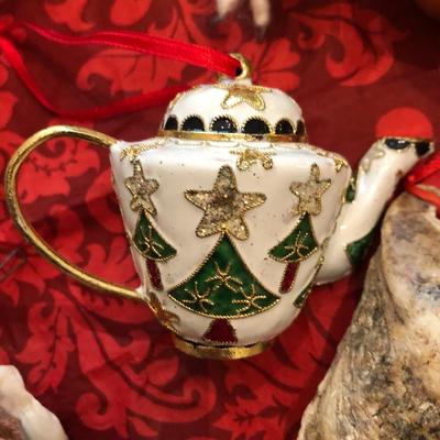 Vintage Box of Christmas Ornaments -Lot 298