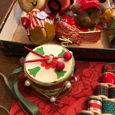 Vintage Box of Christmas Ornaments -Lot 298