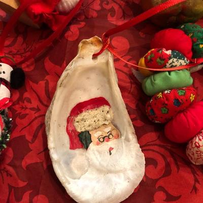 Vintage Box of Christmas Ornaments -Lot 298