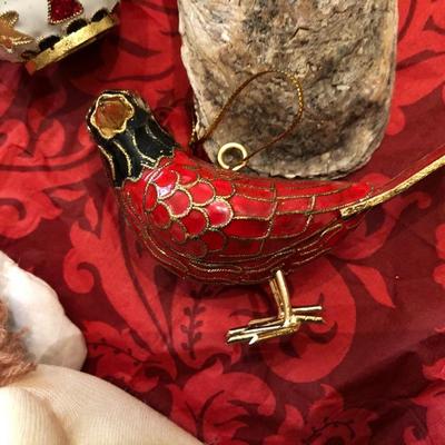 Vintage Box of Christmas Ornaments -Lot 298