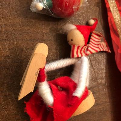 Vintage Box of Christmas Ornaments -Lot 298