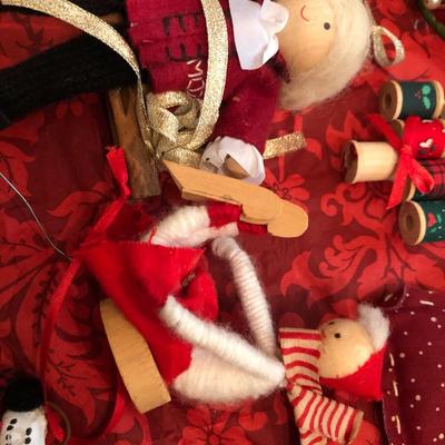 Vintage Box of Christmas Ornaments -Lot 298