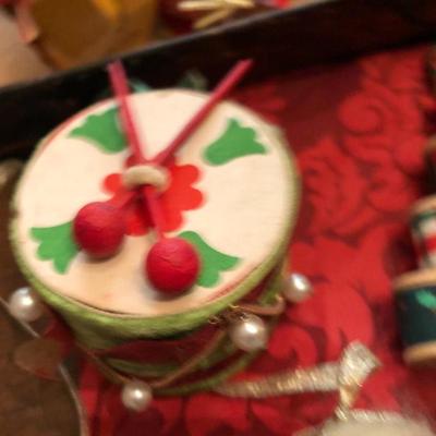 Vintage Box of Christmas Ornaments -Lot 298