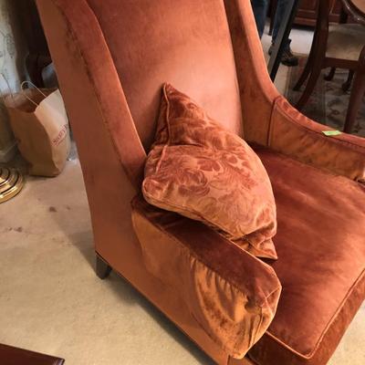 Ethan Allen Featherblend Chair & Pillow -Lot 401
