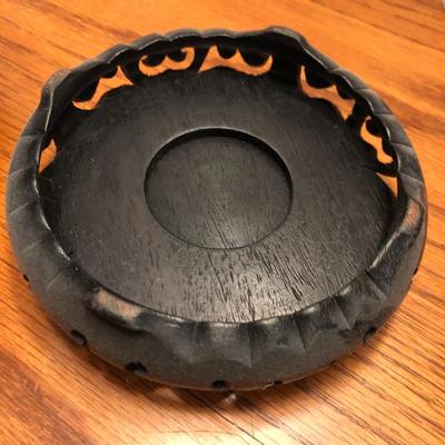 Ginger Jar with Lid & Stand -Lot 402