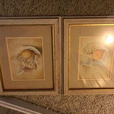 Three Home Decor Pictures (Fabrice de Villeneuve & K. White)  -Lot 404