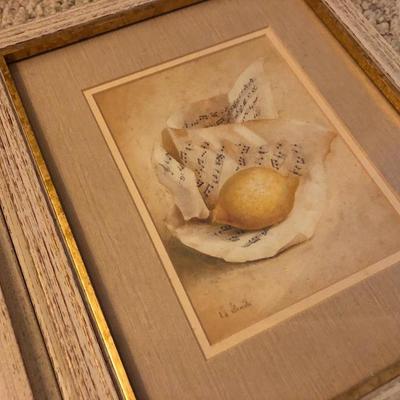 Three Home Decor Pictures (Fabrice de Villeneuve & K. White)  -Lot 404