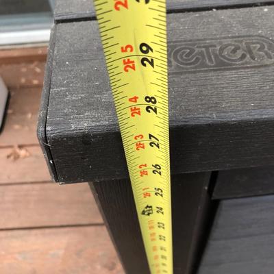 Keter Resin Outdoor Deck Box 165 Gallon -Lot 409