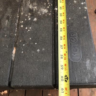 Keter Resin Outdoor Deck Box 165 Gallon -Lot 409