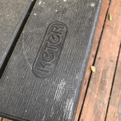 Keter Resin Outdoor Deck Box 165 Gallon -Lot 409