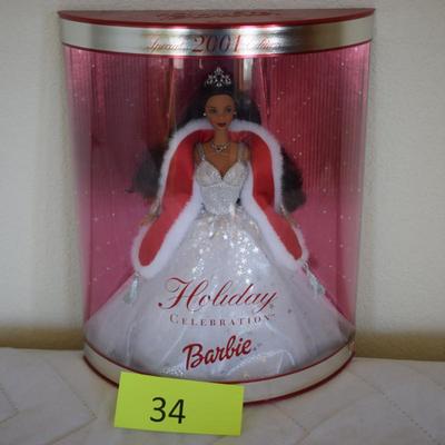 Holiday Barbie 2001 NIB