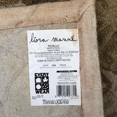 Indoor/Outdoor Liora Manne Carpet 5â€™ x 7â€™ 6â€ -Lot 414