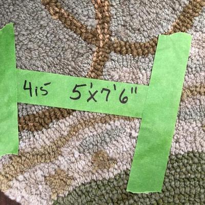 Indoor/Outdoor Liora Manne Carpet 5â€™ x 7â€™ 6â€ -Lot 414