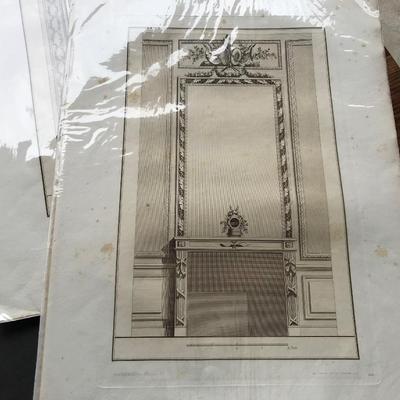 ANTIQUE ARCHITECTURAL ENGRAVINGS