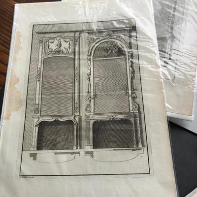 ANTIQUE ARCHITECTURAL ENGRAVINGS