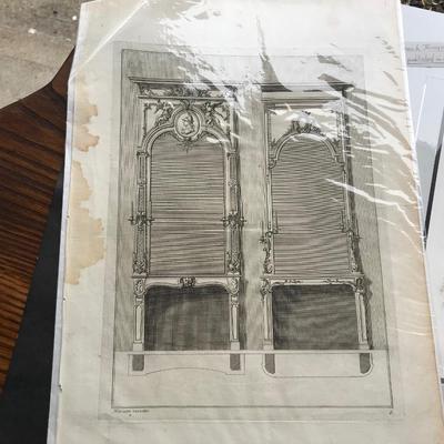 ANTIQUE ARCHITECTURAL ENGRAVINGS