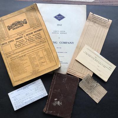 RAILROAD EPHEMERA