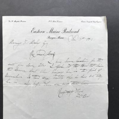 RAILROAD EPHEMERA