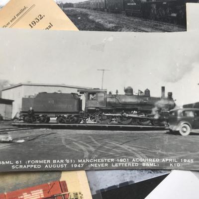 RAILROAD EPHEMERA