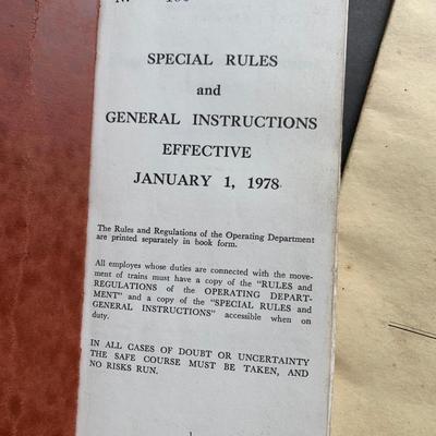 RAILROAD EPHEMERA