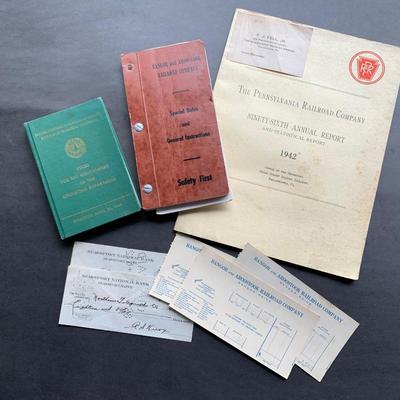 RAILROAD EPHEMERA