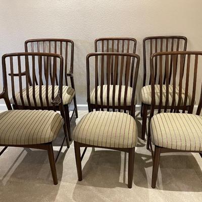 6 MID CENTURY CHAIRS