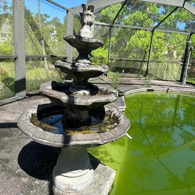 4 tier water fountain.