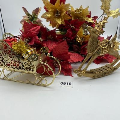 Silk flowers and decor