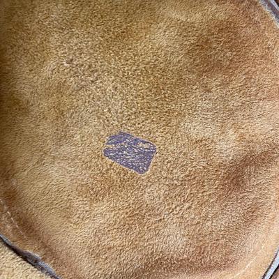 Leather rancher  hat