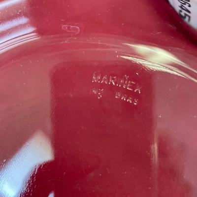 Clear, glass bowl