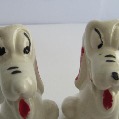 Vintage Dog Salt and Pepper Shakers