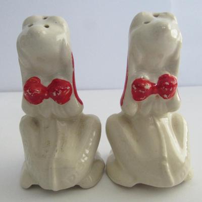 Vintage Dog Salt and Pepper Shakers