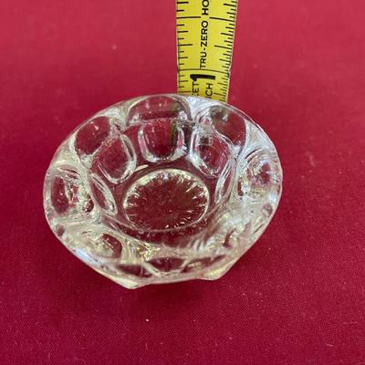 6 salt dips/thumbprint pattern