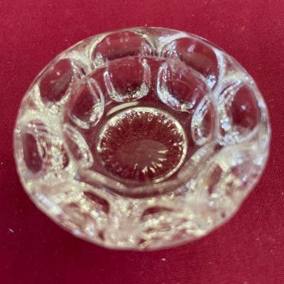 6 salt dips/thumbprint pattern