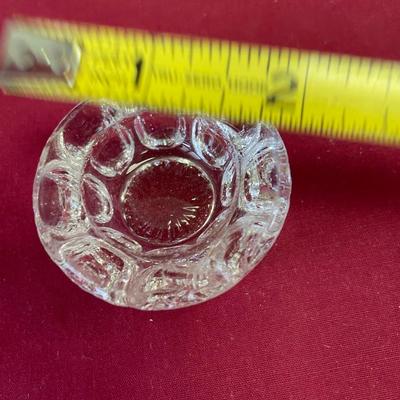 6 salt dips/thumbprint pattern