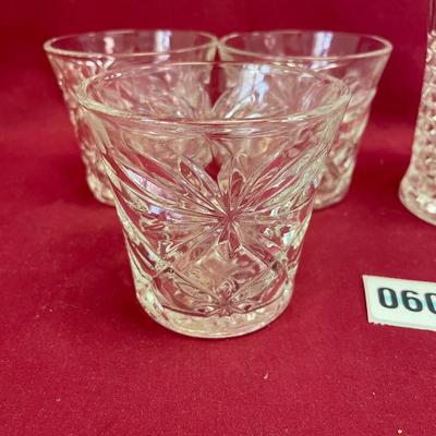 5â€ pressed glass cream and sugar