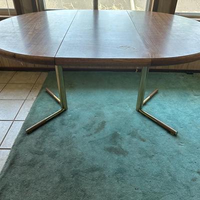 Vintage Table with Chrome Legs