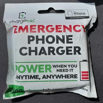 Gumy earphones, I-Phone Emergency Phone Charger and a blue tooth speaker