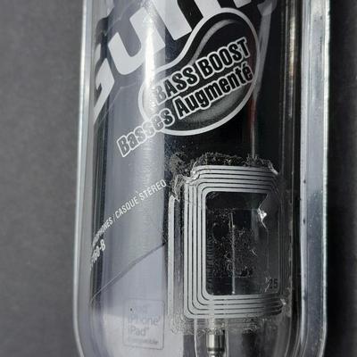Gumy earphones, I-Phone Emergency Phone Charger and a blue tooth speaker